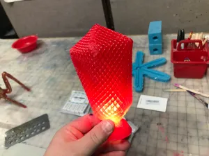 Glowing phage model