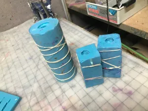 Silicone mold work