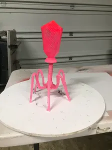 Bacteriophage model in progress