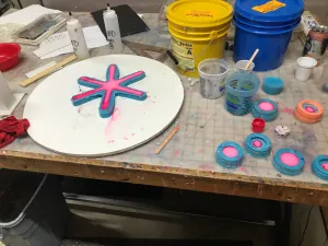 Miniature phage legs