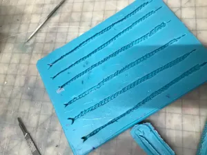 Model leg work