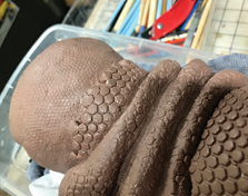 Skin texture back