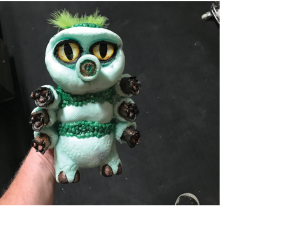 Color foam casting