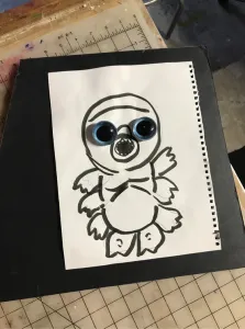 Tardigrade baby drawing