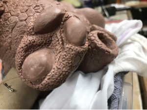 Tardigrade snout sculpting