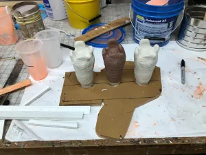 Foam hand casting