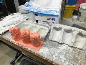 Puppet body foam block