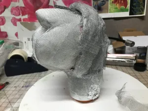 Tardigrade eyes sculpture